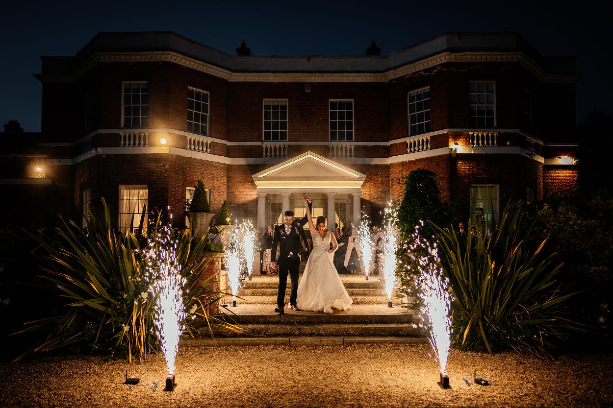 Bawtry Hall Wedding Photographer - Doncaster Wedding Photography - Sparklers Fountain Walk Wedding Photography - North Lincolnshire Wedding Photographer - Gainsborough Wedding Photographer