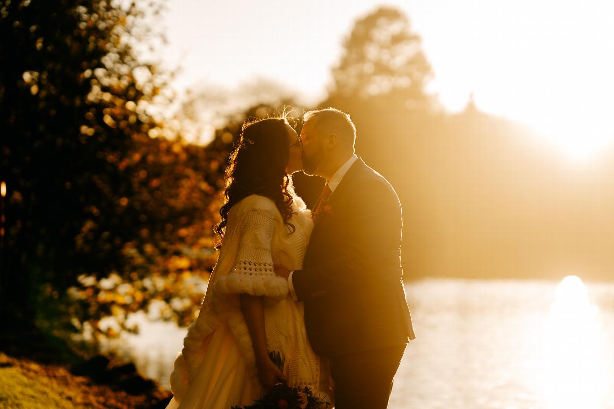 Elsham Hall Wedding Photographer - North Lincolnshire Wedding Photographer - Golden Hour