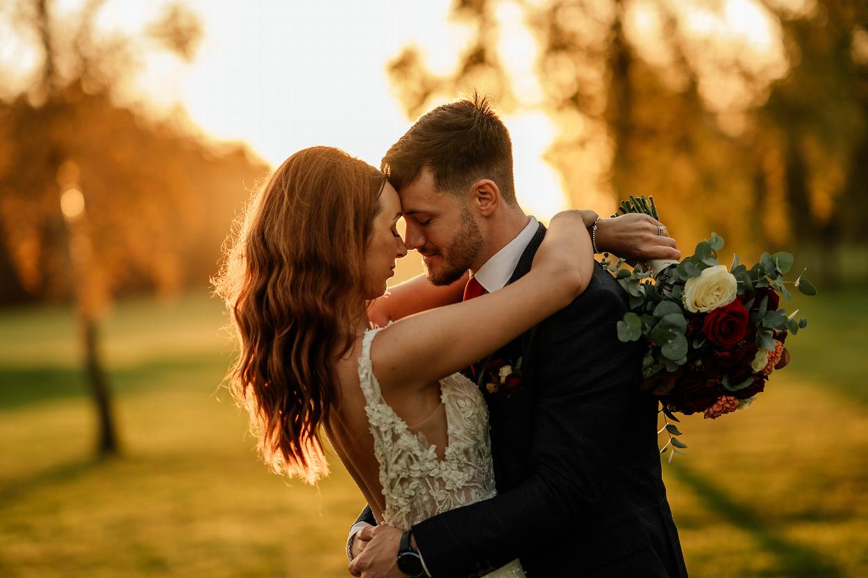 Sandburn Hall Wedding Photographer - Golden Hour Wedding Photography - Bride and Groom - Sunset Wedding Photography - Yorkshire Wedding Photographer -  Lincolnshire Wedding Photographer